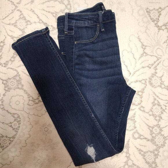 Hollister Womens High Rise Jean Legging Advanced Stretch Distressed, Sz 3S 26x26 - Picture 1 of 13